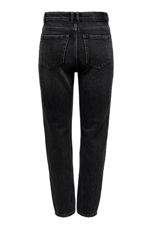 Emily High Waist Jeans - Svart Denim