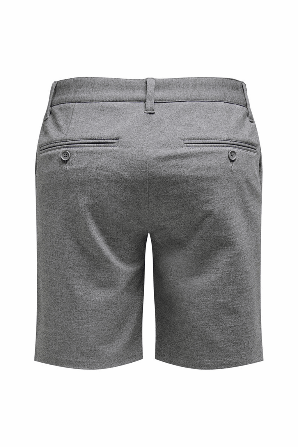 Chino Shorts - Gråmelerad