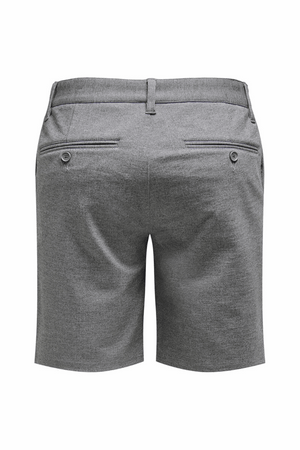 Chino Shorts - Gråmelerad