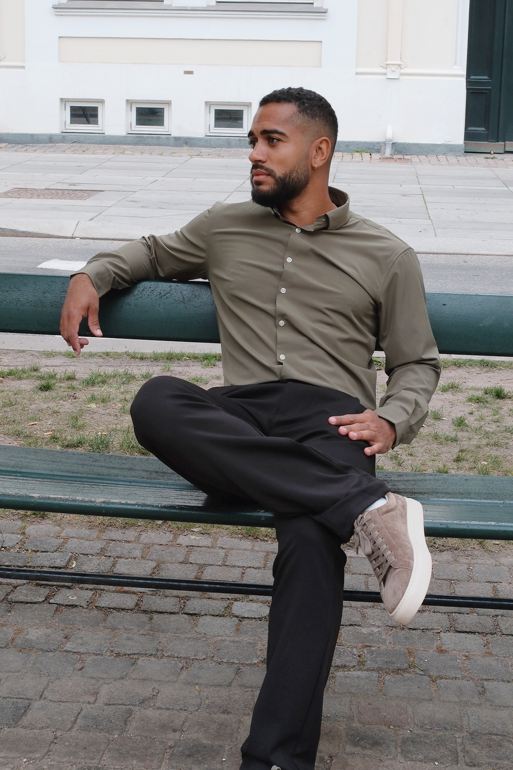 Den Originala Premium Performance Skjortan - Olive