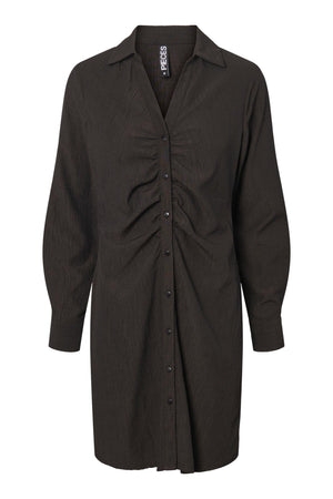 Anne Långärmad Klänning - Svart