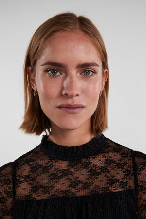 May Lace Maxi Klänning - Svart