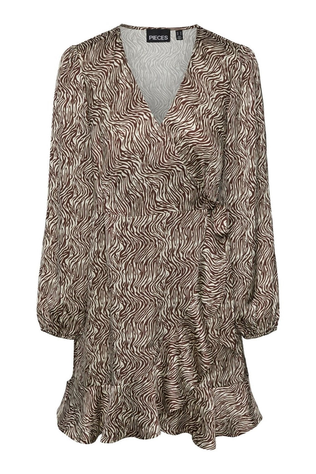 Juliet Wrap Klänning - Chicory Coffee