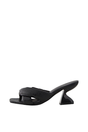 Briella Croco Sandal - Svart
