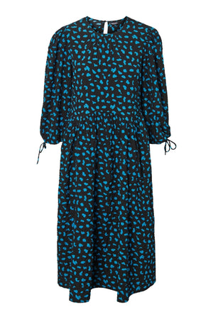 Anemone Midi Klänning - Blue Aster