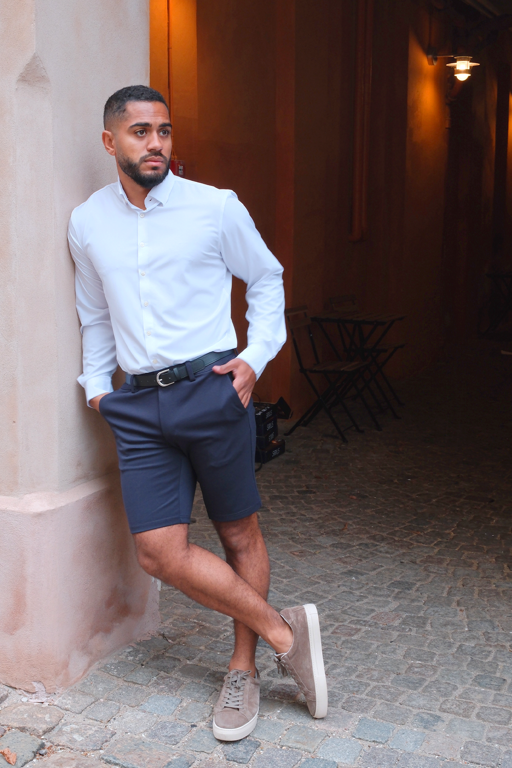 Performance Shorts - Marinblå
