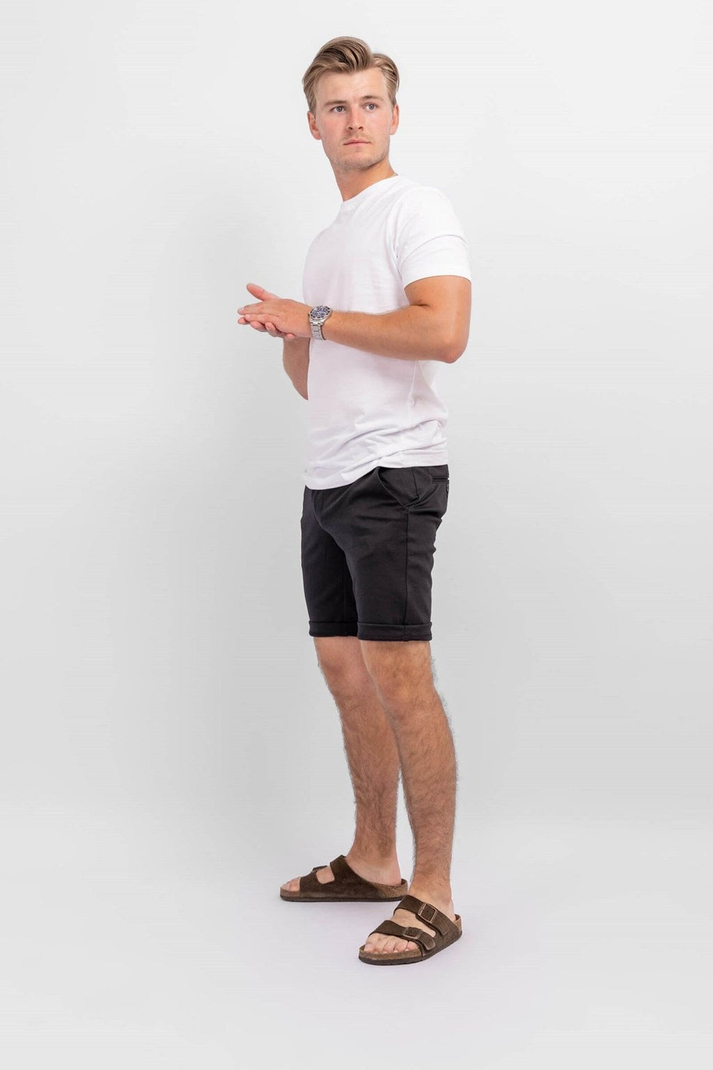 Chino Shorts - Svart