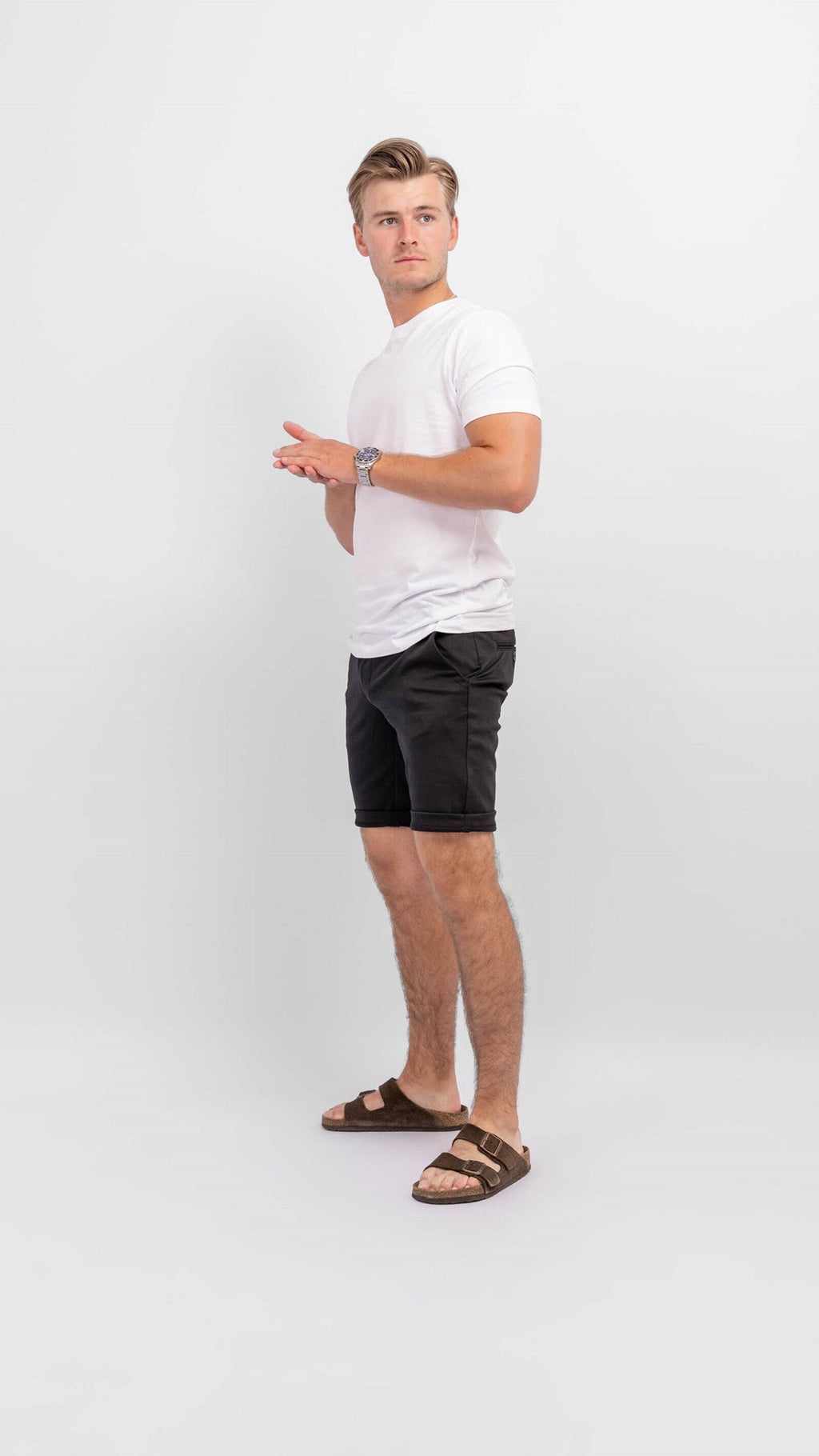 Chino Shorts - Svart