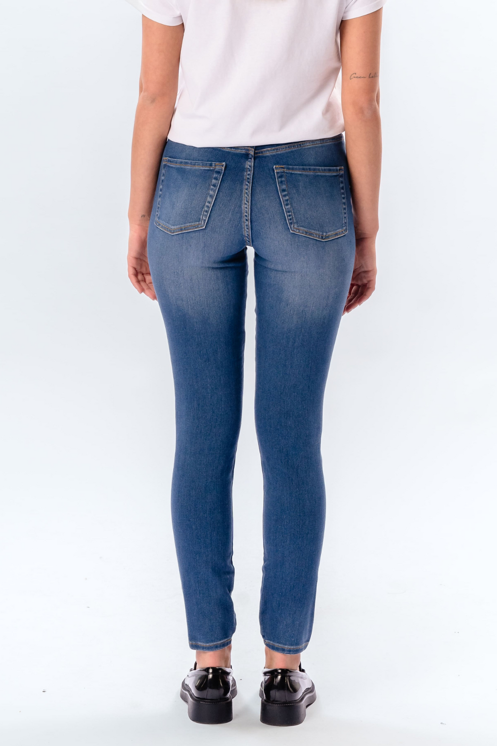 Performance Skinny Jeans - Light Blue Denim