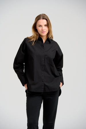 Relaxed Shirt - Svart