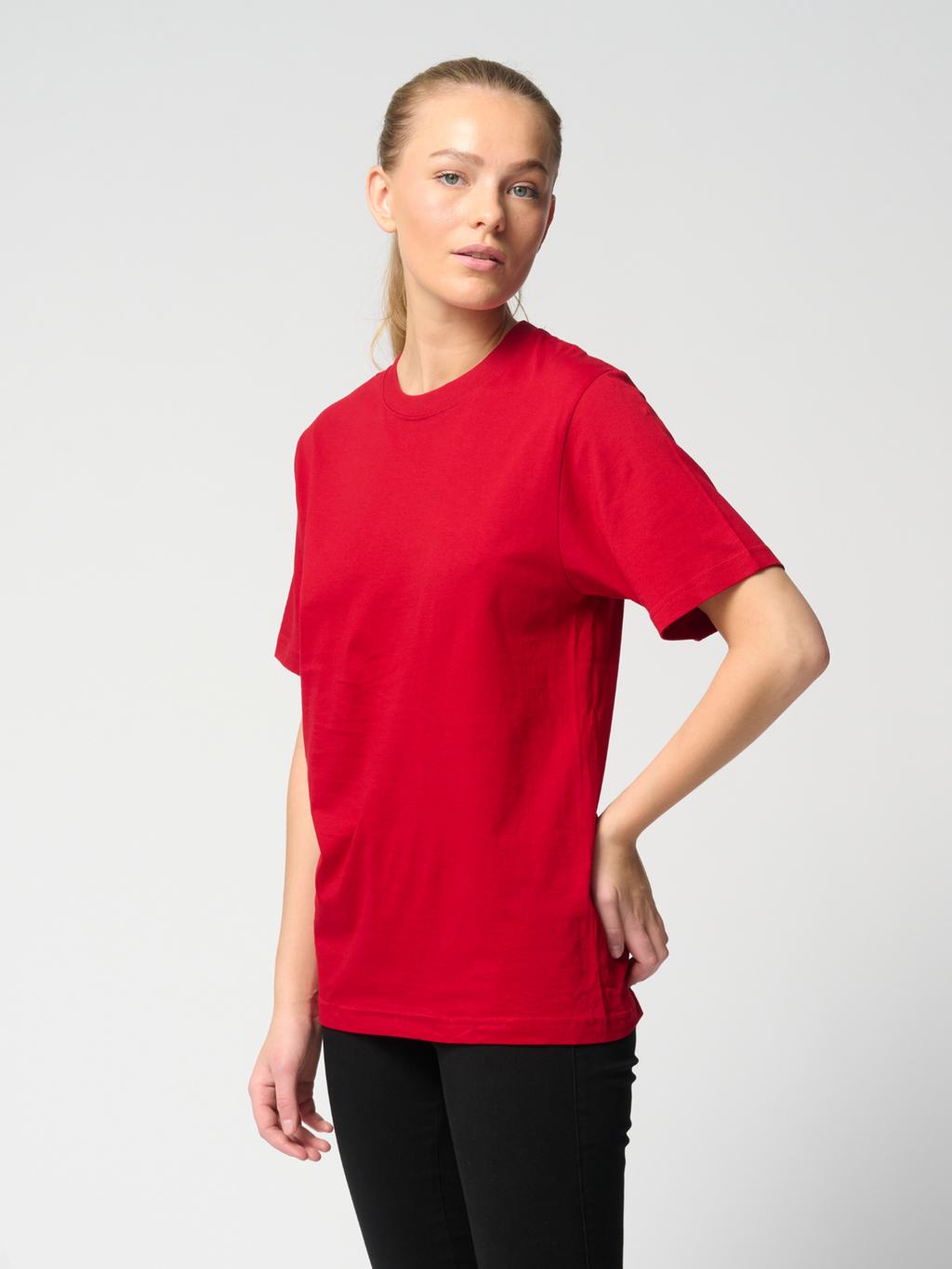 Oversized Tee - Röd