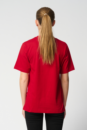 Oversized Tee - Röd