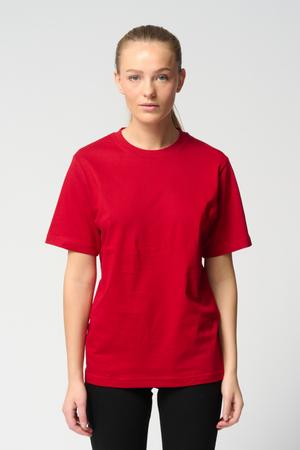 Oversized Tee - Röd