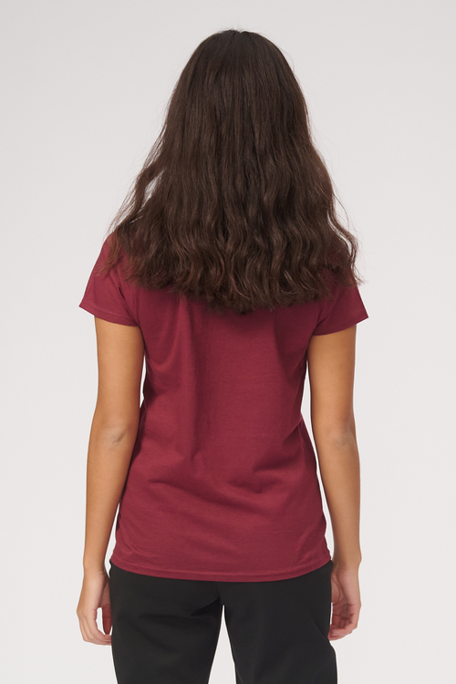 Basic T-shirt - Bordeaux - TeeShoppen - Bordeaux