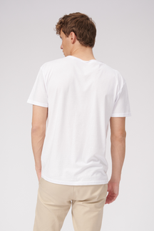 Raw Neck T-shirt - Vit