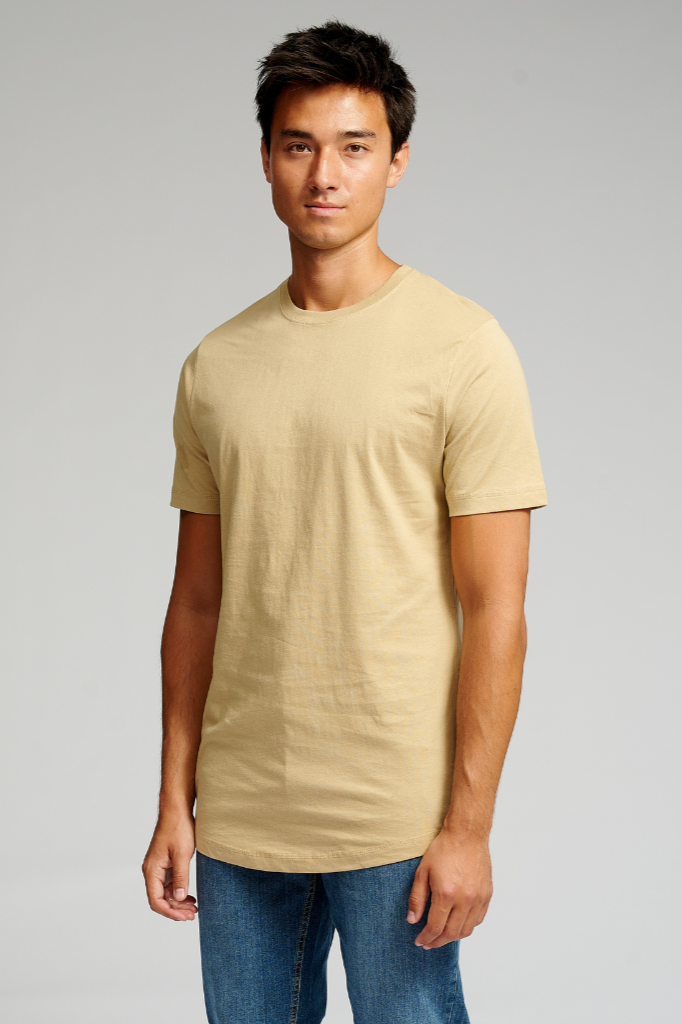 Lång Tee - Beige