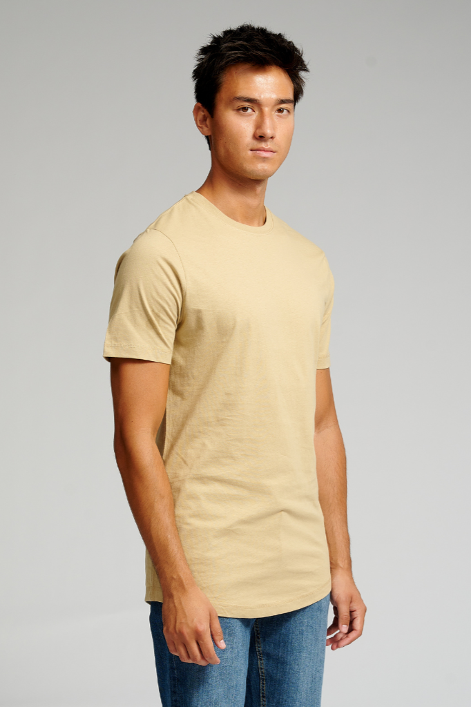 Lång Tee - Beige