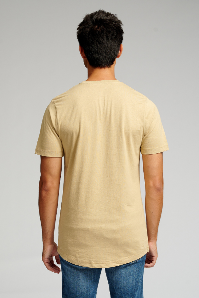 Lång Tee - Beige