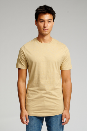 Lång Tee - Beige