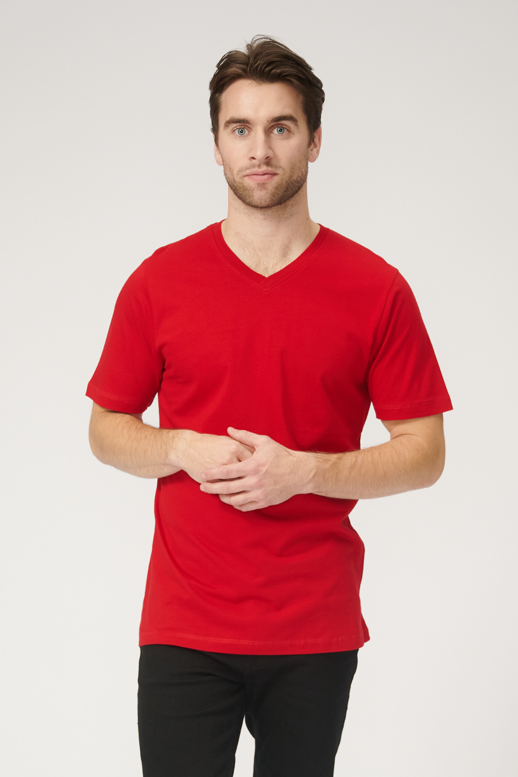 Basic V-neck T-Shirt - Paketerbjudande (7 st.)
