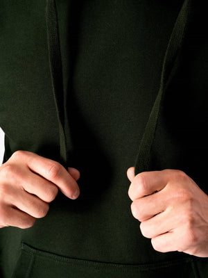 Basic Hoodie - Flaskgrön