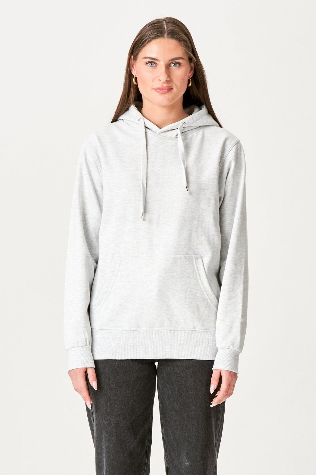 Oversized Hoodie - Askgrå