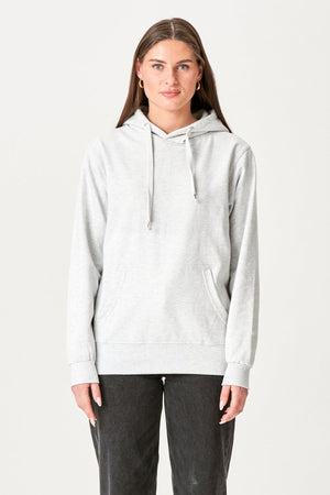 Oversized Hoodie - Askgrå