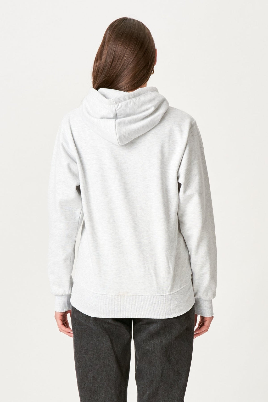 Oversized Hoodie - Askgrå