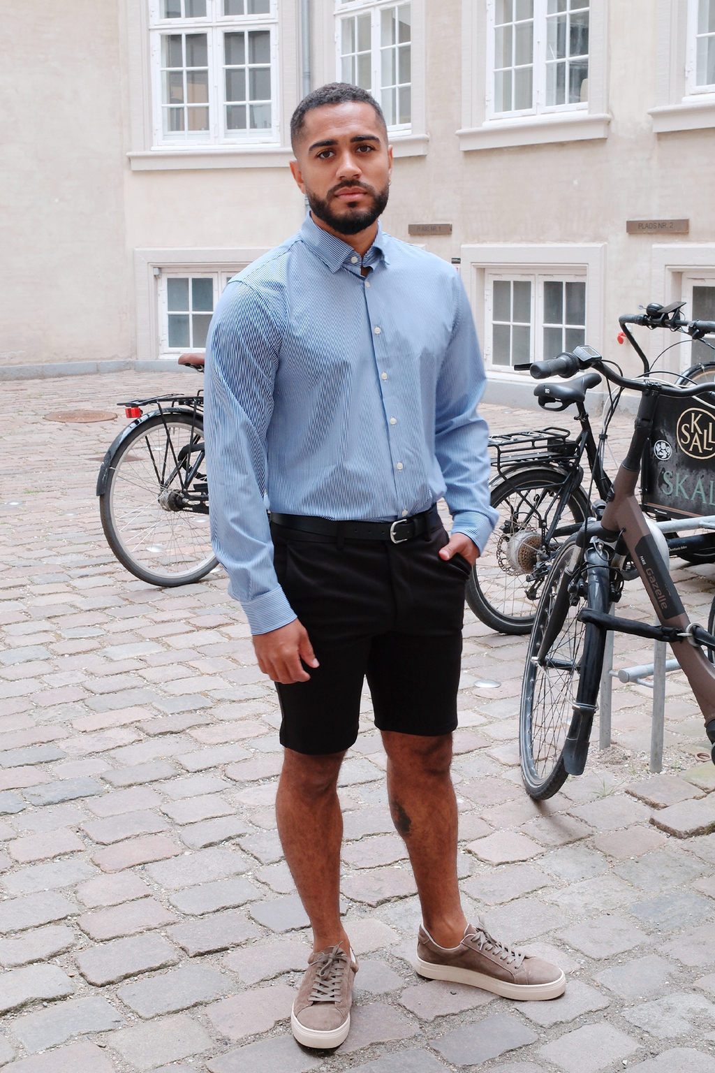 De Originala Premium Performance Skjorta - Vit/Navy