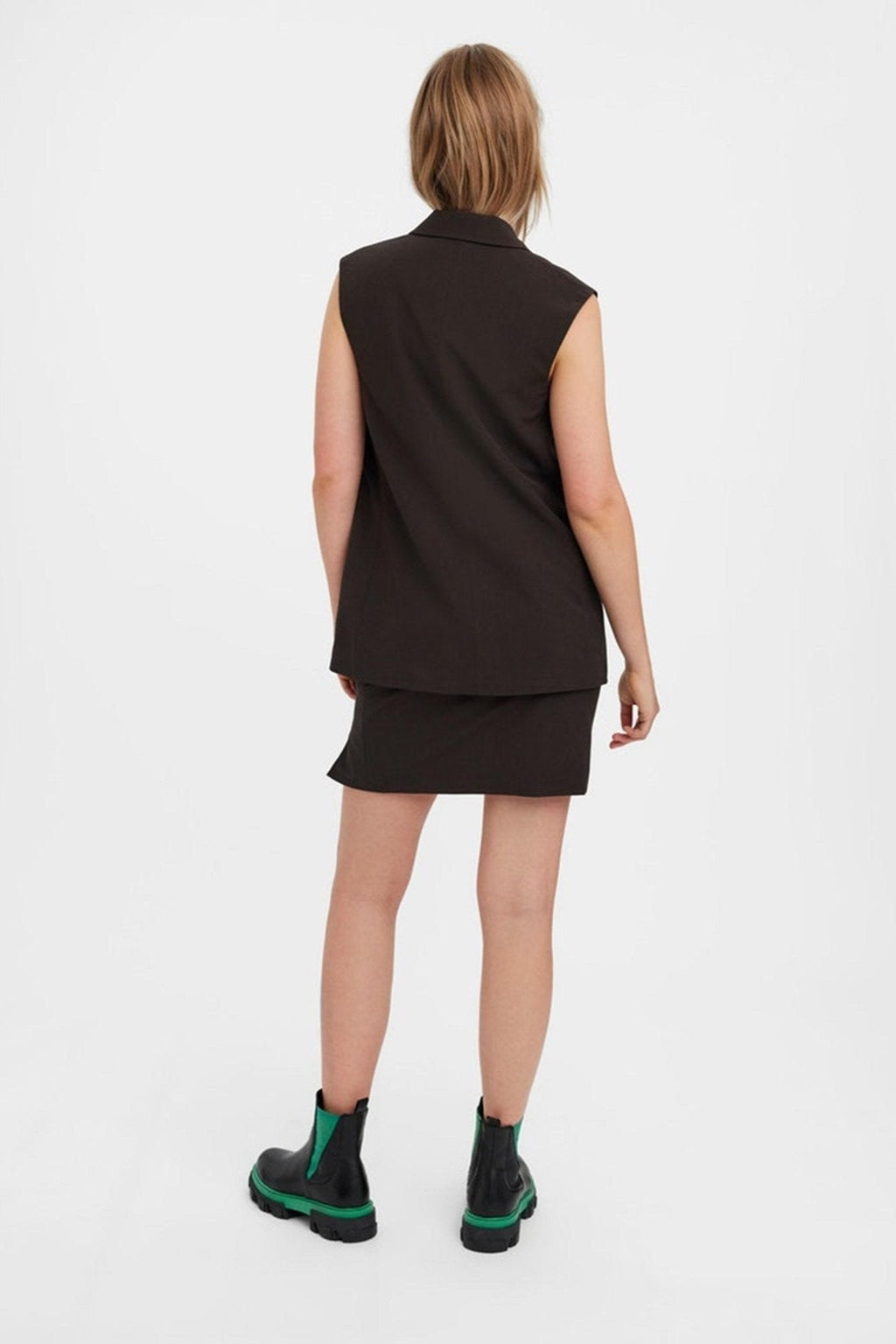 Troian Blazer Väst - Coffee Bean