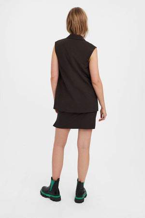 Troian Blazer Väst - Coffee Bean