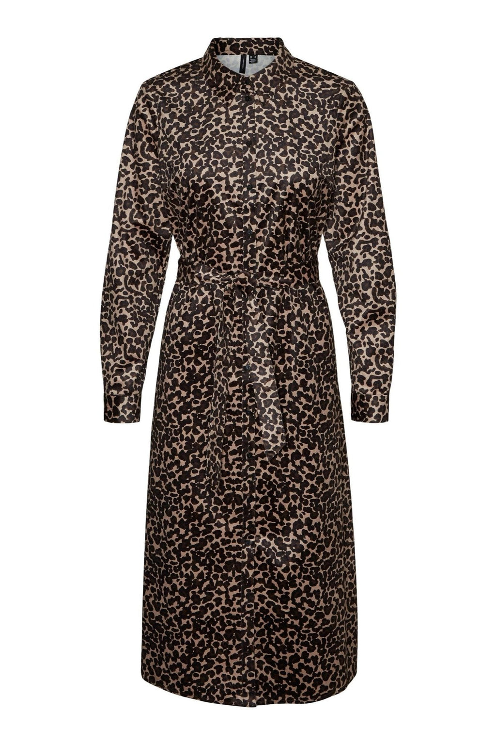 Ida Calf Skjorte Klänning - Leo Silver Mink