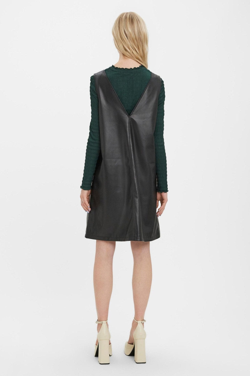 Bella Coated Klänning - Svart