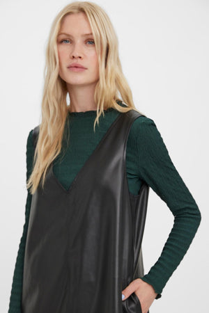 Bella Coated Klänning - Svart