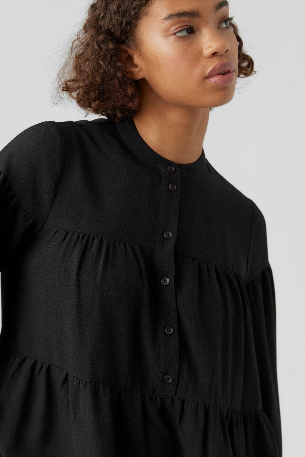 Hyms Långärmad Klänning - Svart