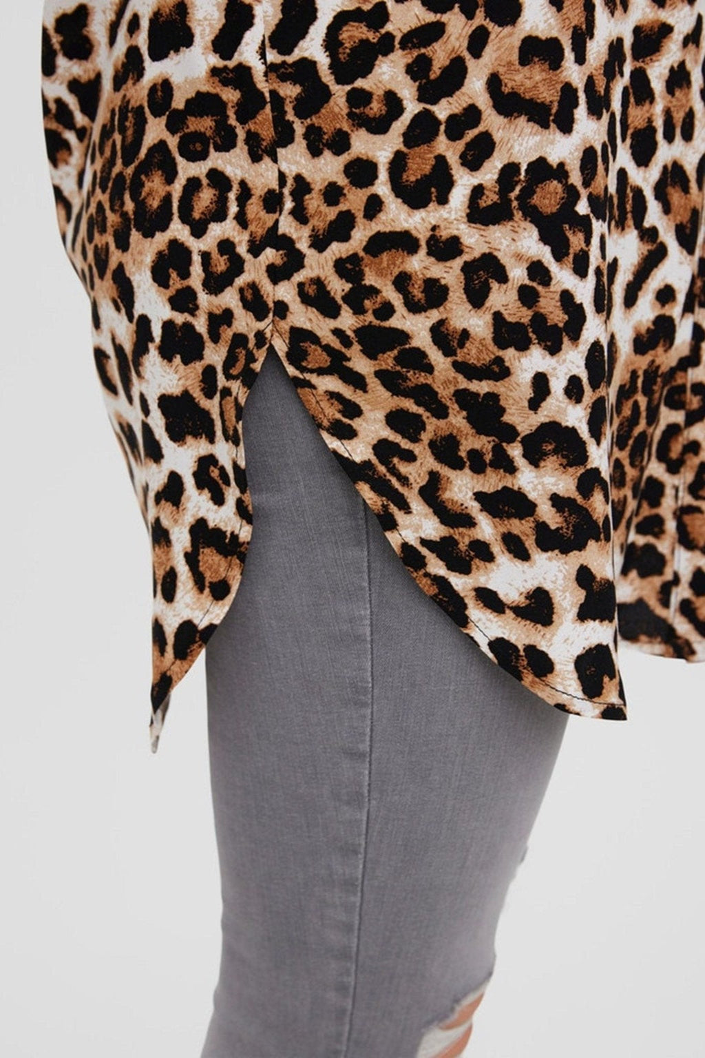 Easy Lång Skjorta - Tan