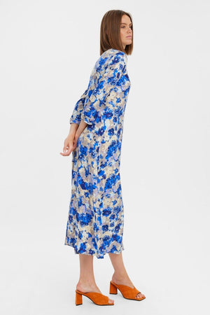 Elly 3/4 Skjortklänning - Nautical Blue