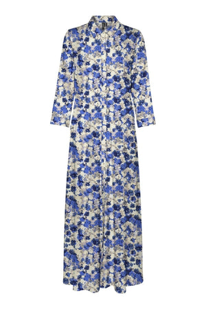 Elly 3/4 Skjortklänning - Nautical Blue