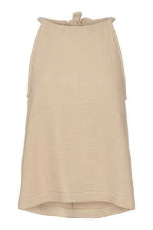 Natali Halterneck Topp - Irish Cream