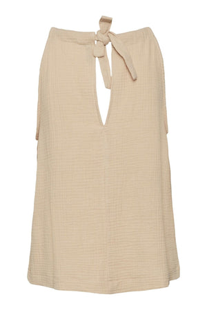Natali Halterneck Topp - Irish Cream