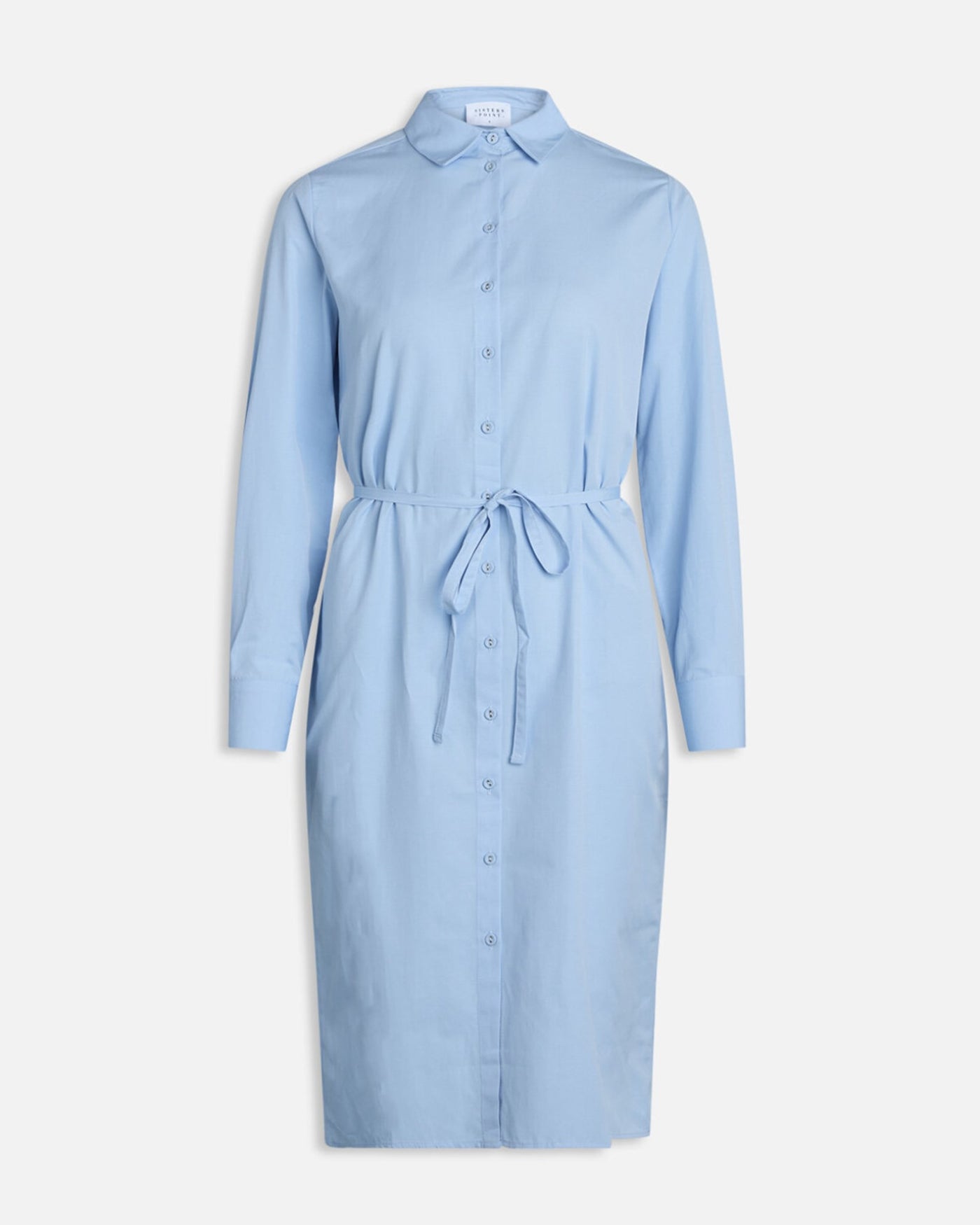 Morika Lång Skjortklänning - Mellanblå - Sisters Point - Blå