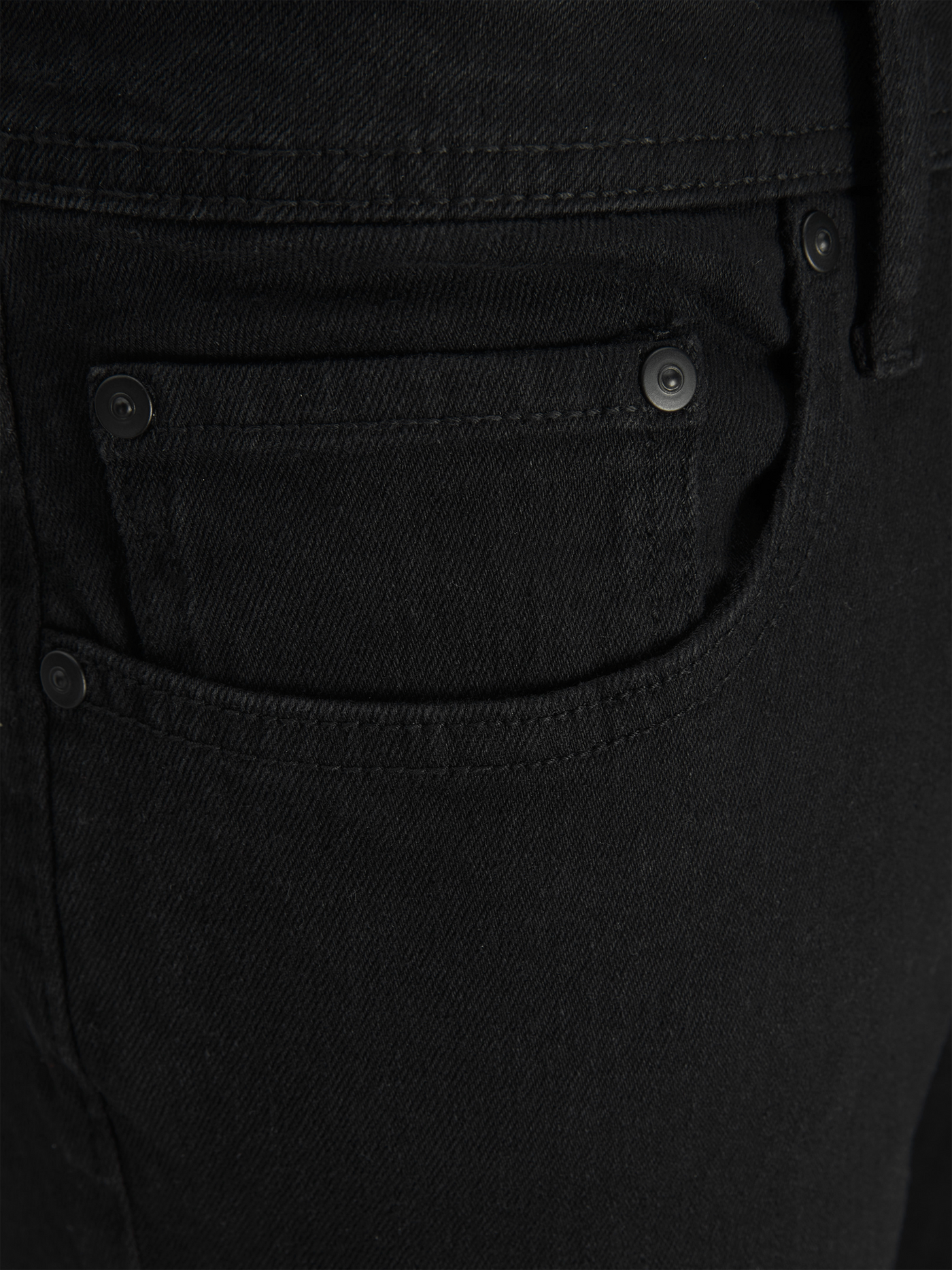 Performance Jeans (Regular) - Black Denim - TeeShoppen - Svart 11