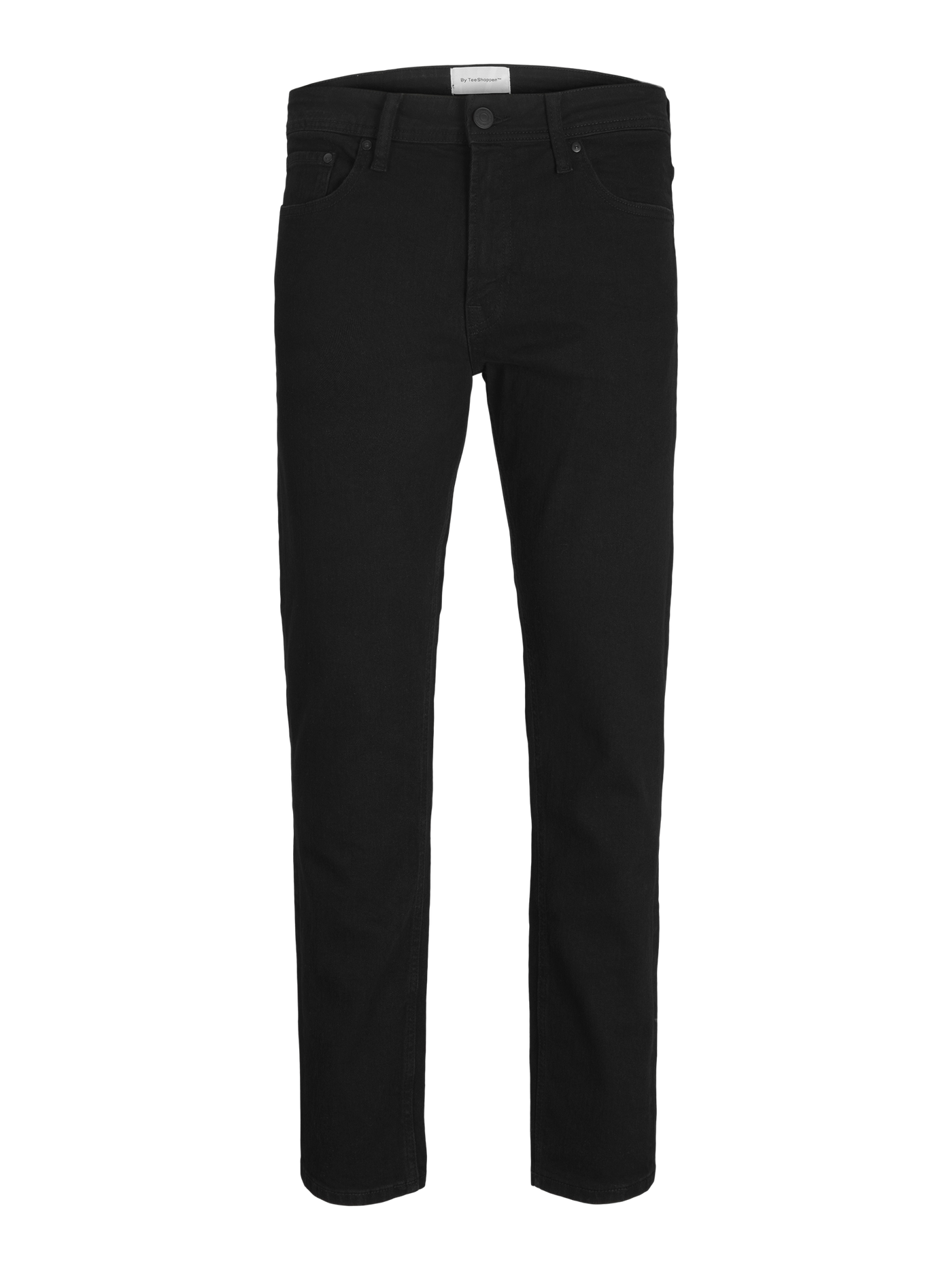 Performance Jeans (Regular) - Black Denim - TeeShoppen - Svart 10