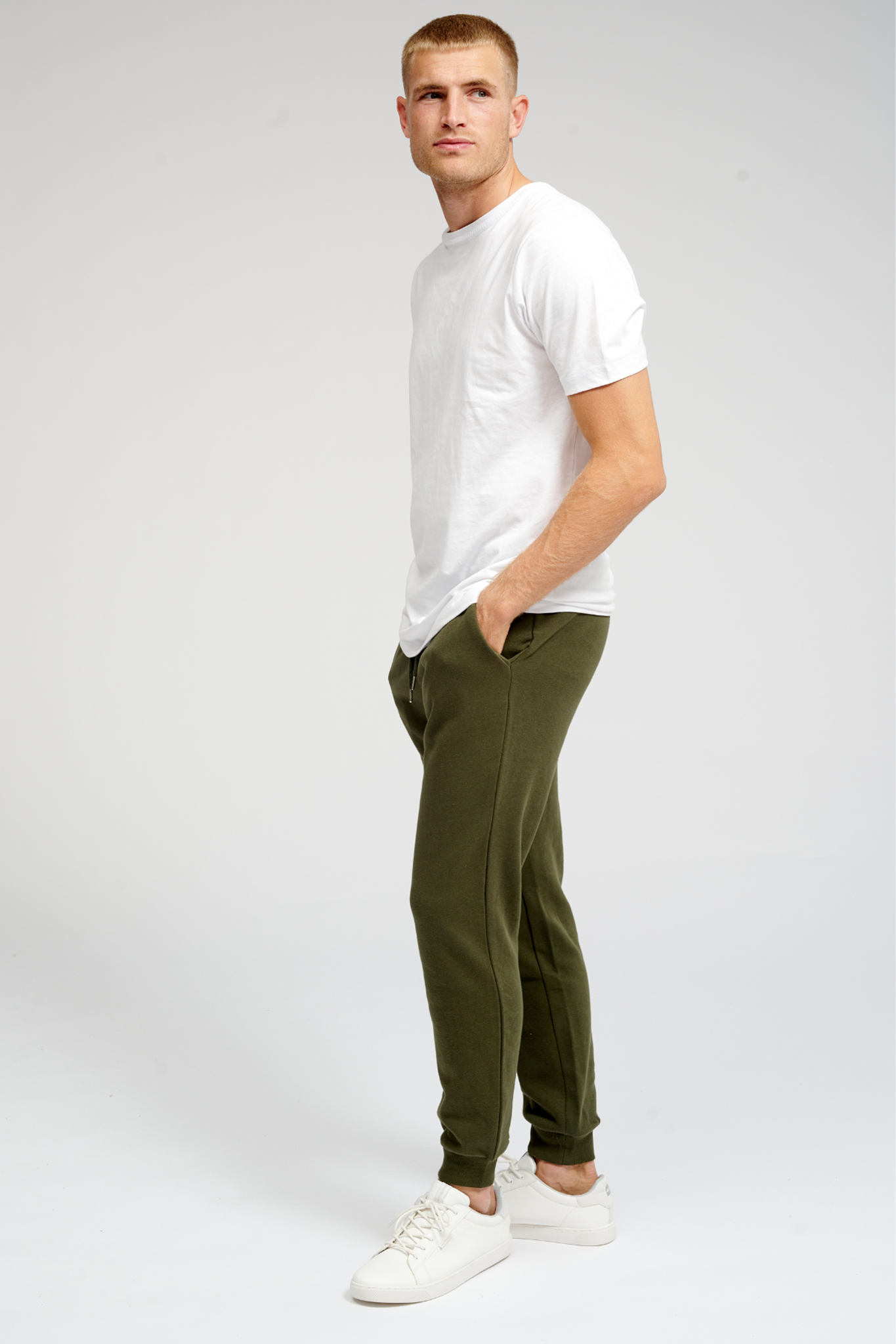 Basic Sweatpants - Mörkgrön - TeeShoppen - Grön 3