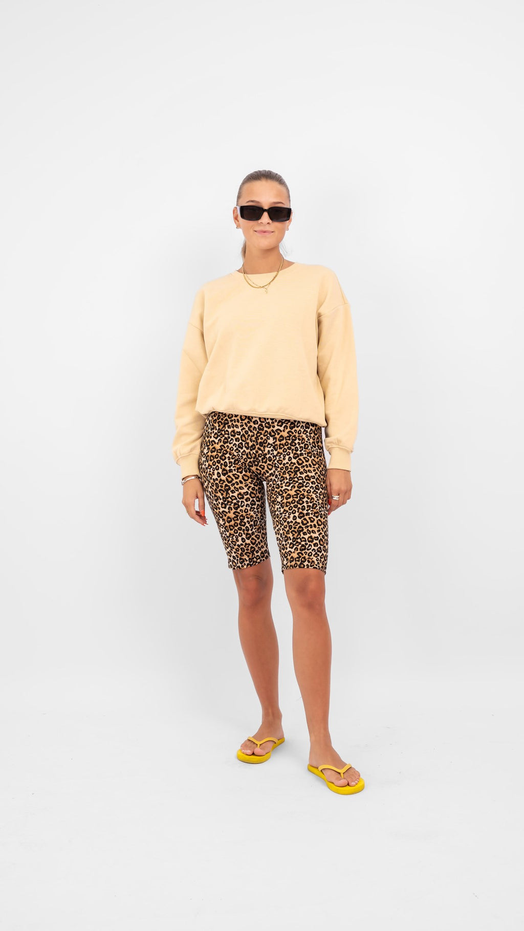 Alma Cykelshorts - Leopard