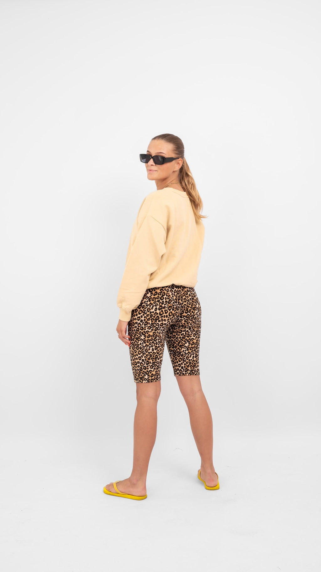 Alma Cykelshorts - Leopard