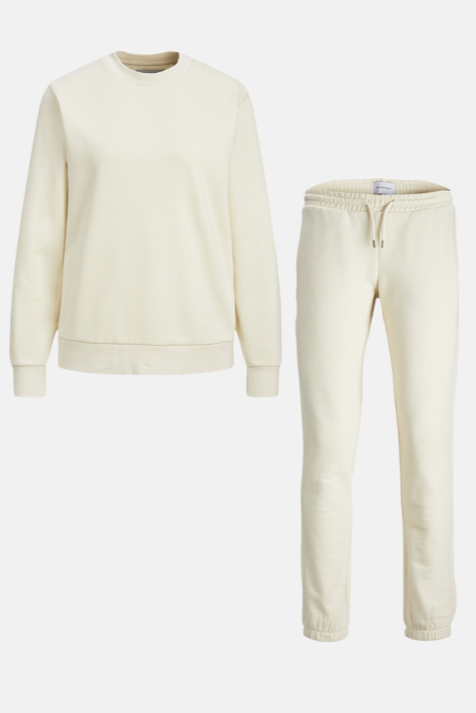 Basic Sweatsuit (Ljusbeige) - Paketerbjudande (Dam)