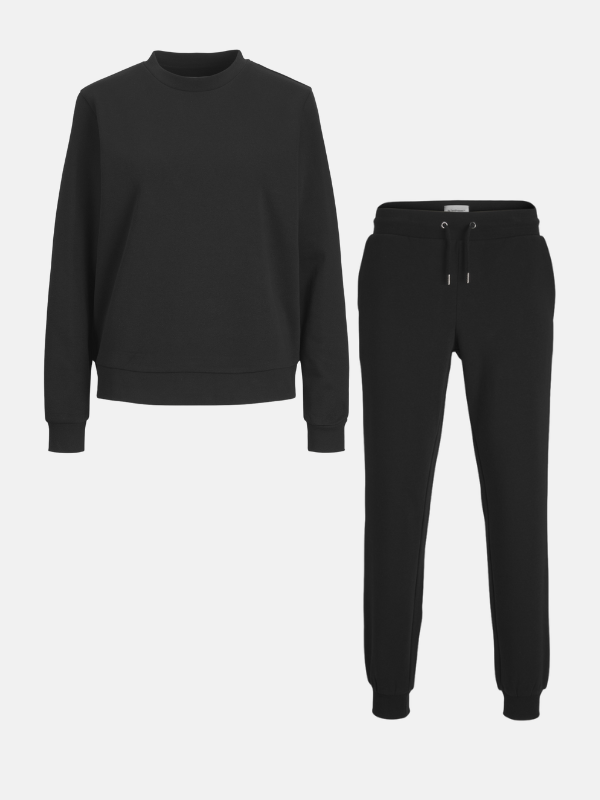 Basic Sweatsuit (Svart) - Paketerbjudande (Dam)