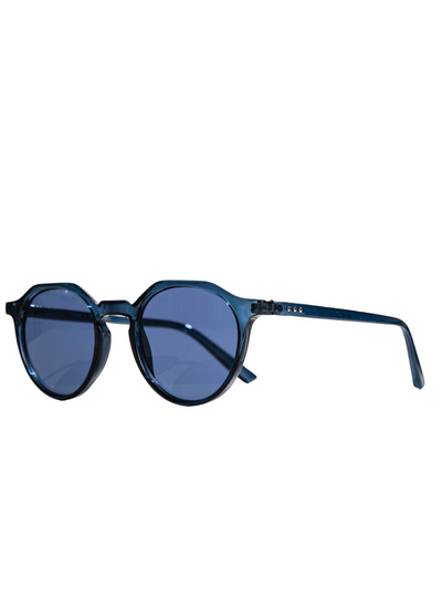 Round Sunglasses - Blå - TeeShoppen - Blå 3