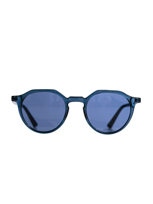 Round Sunglasses - Blå - TeeShoppen - Blå